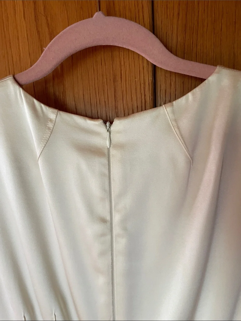 Elie Tahari Ivory Silk Sleeveless Midi Sheath Dress Size 6